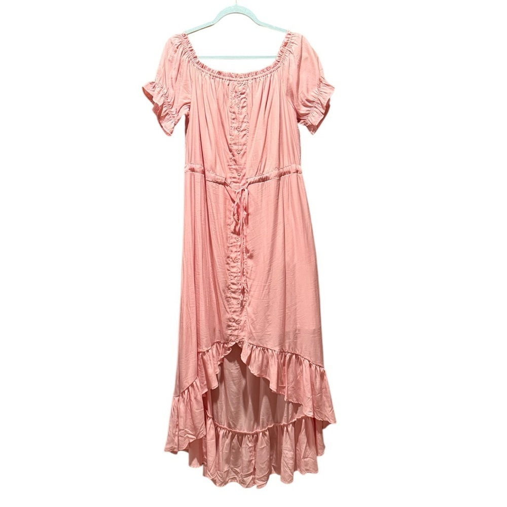 Pink Ruffle Dress - Picture 2 of 9